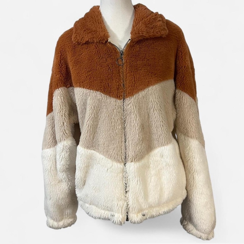 Paper Crane Tahoe Fur Jacket Size medium